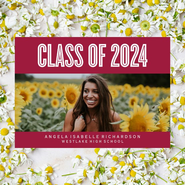 BOLDLY CHIC CLASS OF 2024 GRADUATION INVITATION (Creator Uploaded)