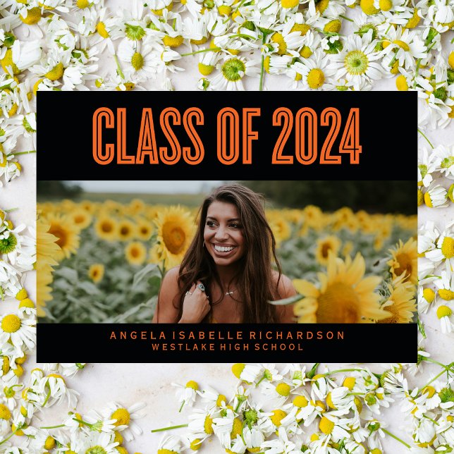 BOLDLY CHIC CLASS OF 2024 GRADUATION INVITATION (Creator Uploaded)