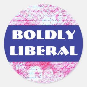BOLDLY LIBERAL sticker