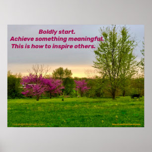 Boldly Start. Poster