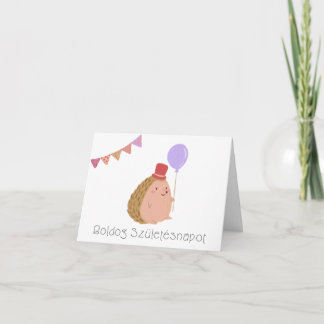 Boldog születésnapot Hungarian birthday Card