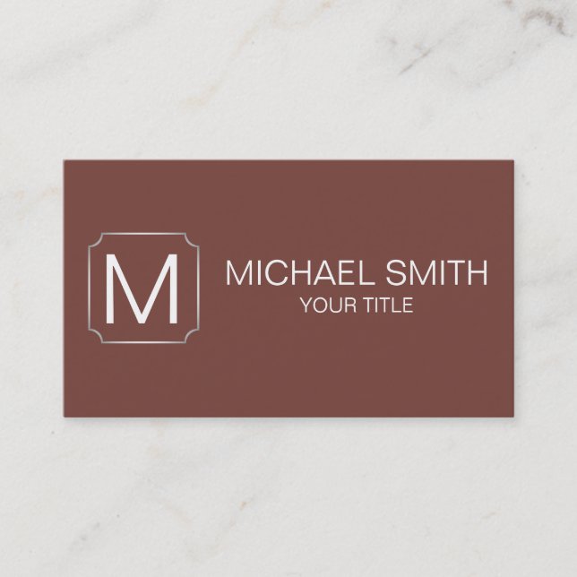 Bole colour background business card (Front)