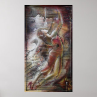 Bolero, Boléro print poster druck women painting