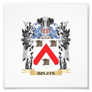 Boleyn Coat of Arms - Family Crest Photo Print