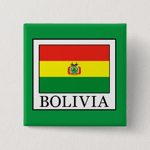 Bolivia 15 Cm Square Badge