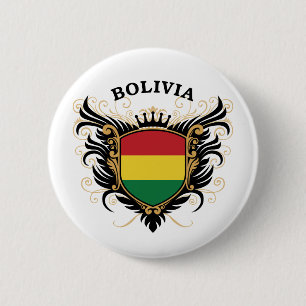 Bolivia 6 Cm Round Badge