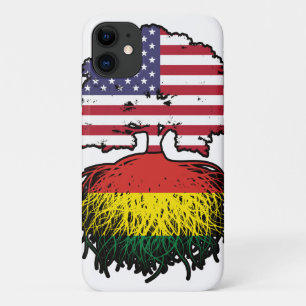 Bolivia Bolivian American USA Tree Roots Flag iPhone 11 Case