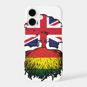 Bolivia Bolivian British UK Tree Roots Flag