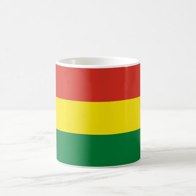 Bolivia (Bolivian) Flag Coffee Mug (Center)
