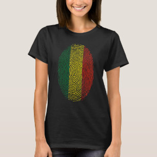 Bolivia Bolivian Flag Dna Fingerprint Men Women Ki T-Shirt