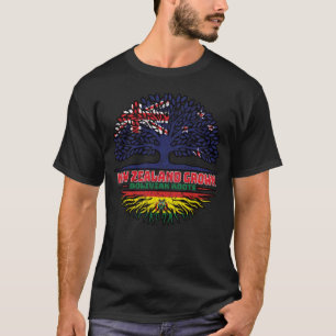 Bolivia Bolivian New Zealander New Zealand Tree T-Shirt
