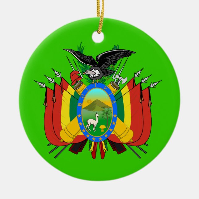 BOLIVIA* Christmas Ornament (Front)