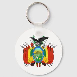 Bolivia COA Key Ring