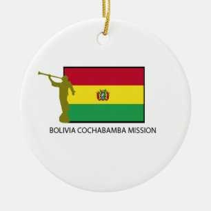 BOLIVIA COCHABAMBA MISSION LDS CTR CERAMIC TREE DECORATION