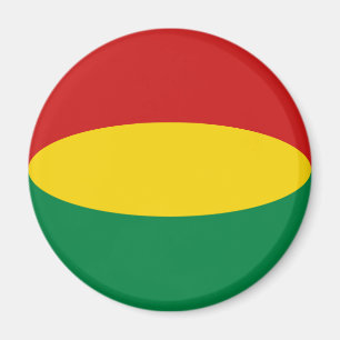 Bolivia Fisheye Flag Magnet