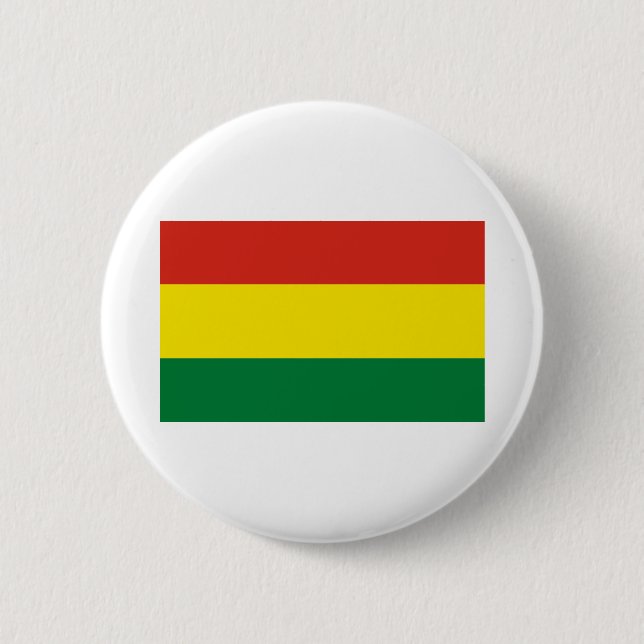 Bolivia Flag 6 Cm Round Badge (Front)