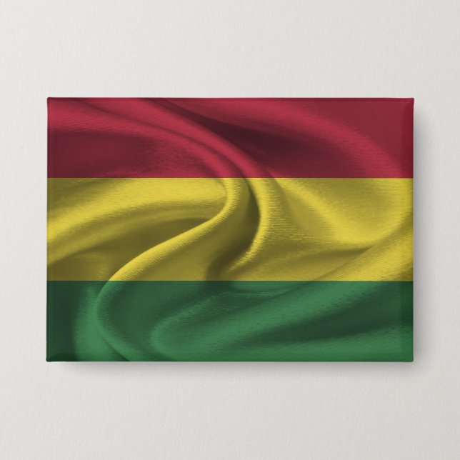 Bolivia Flag Button (Front)