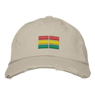 Bolivia Flag Embroidered Baseball Cap