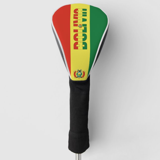 Bolivia Flag Gorgeous Patriotic Golf Head Cover (Front)