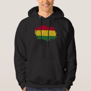 Bolivia Flag Grunge Country Flag Bolivia Hoodie