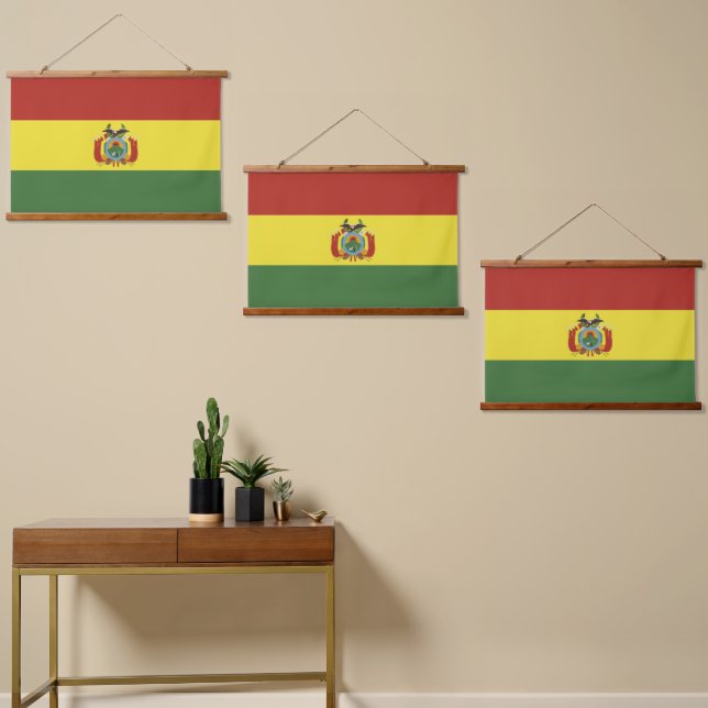 Bolivia flag hanging tapestry (Asymmetrical)