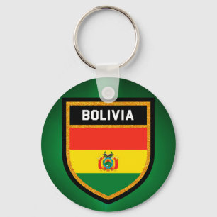 Bolivia Flag Key Ring