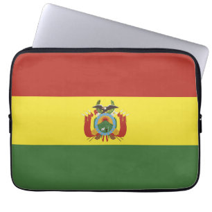 Bolivia flag laptop sleeve