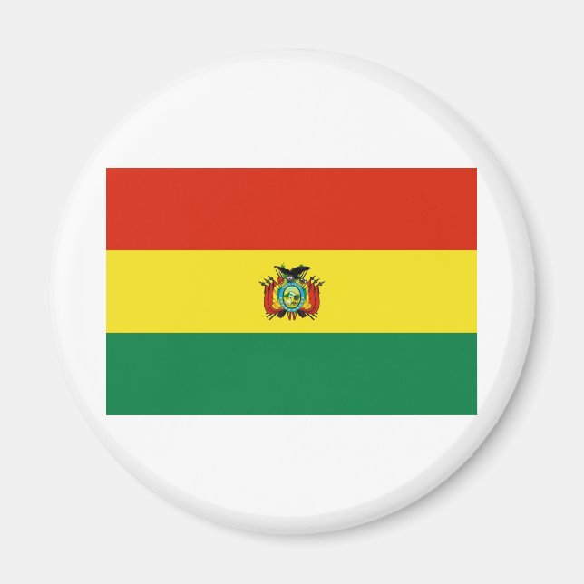 Bolivia Flag Magnet (Front)