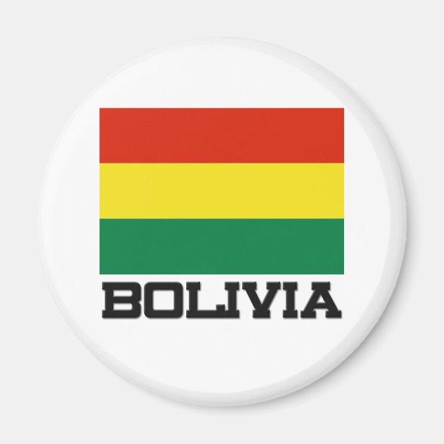 Bolivia Flag Magnet (Front)