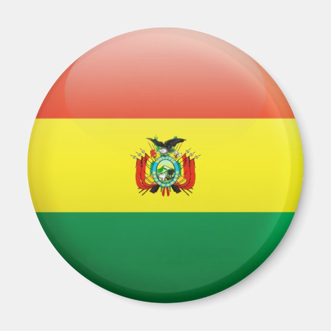 Bolivia Flag Magnet (Front)