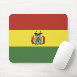 Bolivia flag mouse pad