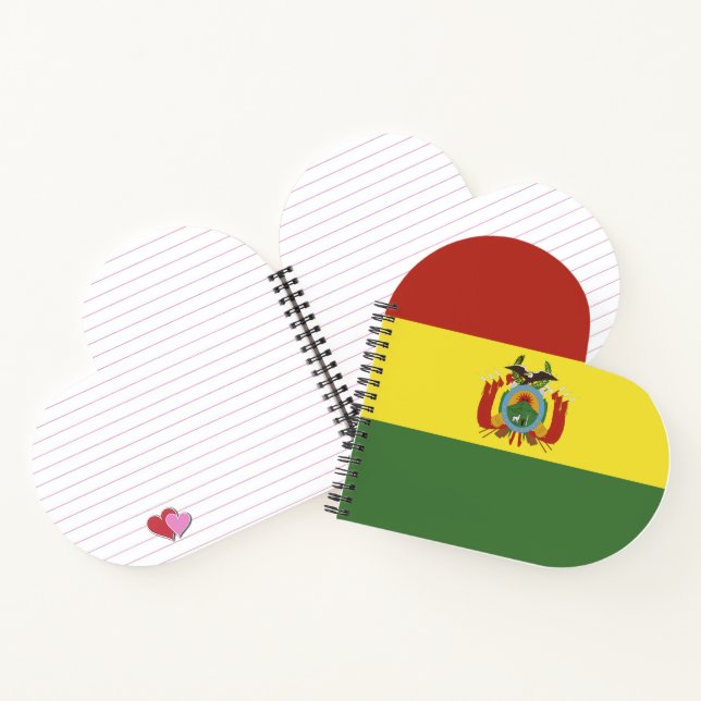 Bolivia flag notebook (Inside)