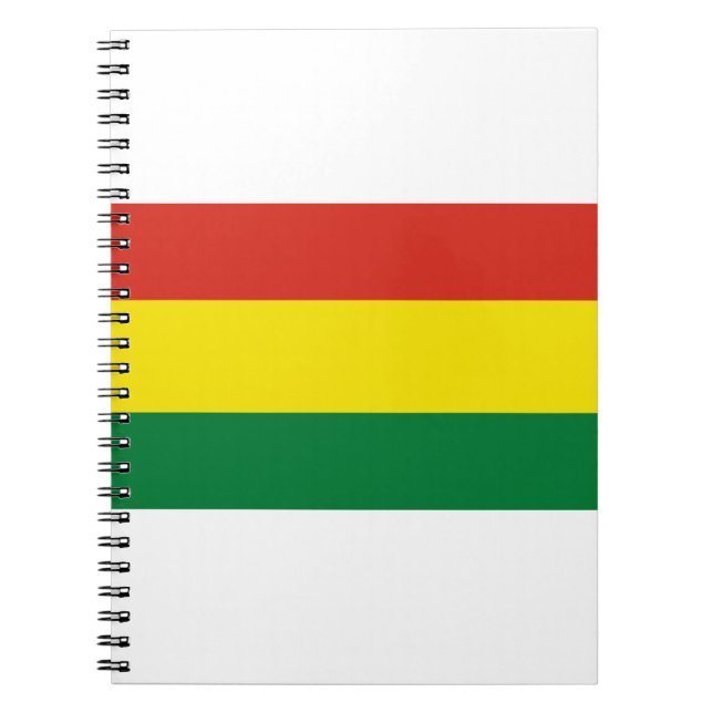 Bolivia Flag Notebook (Front)