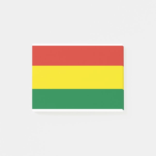 Bolivia Flag Post-it Notes (Front)