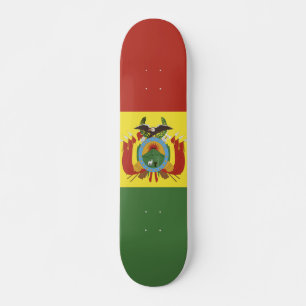 Bolivia flag skateboard