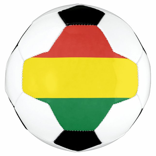 Bolivia flag Soccer Ball (Front)