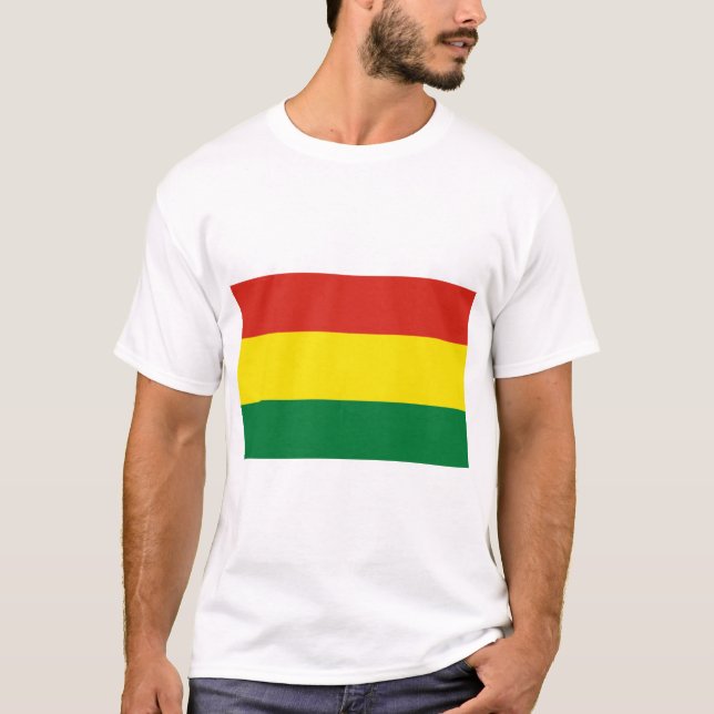 Bolivia Flag T-Shirt (Front)