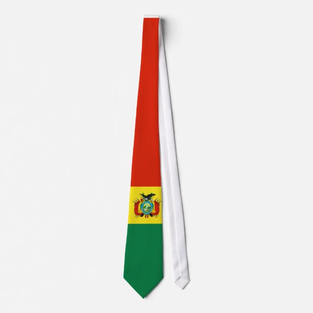 Bolivia Flag Tie (Front)