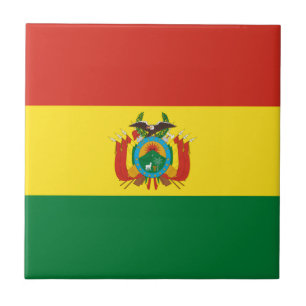 Bolivia Flag Tile