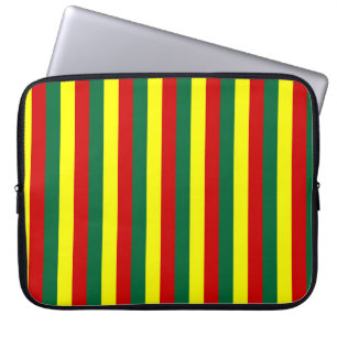 bolivia guinea flag Grenada mali Senegal stripes r Laptop Sleeve