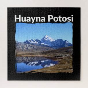 Bolivia Huayna Potosi Mountain  - Andes Art Jigsaw Puzzle