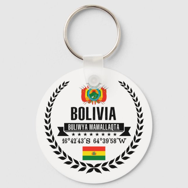 Bolivia Key Ring (Front)