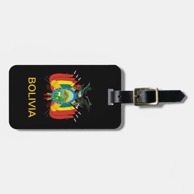 Bolivia* Luggage Tag (Front Horizontal)