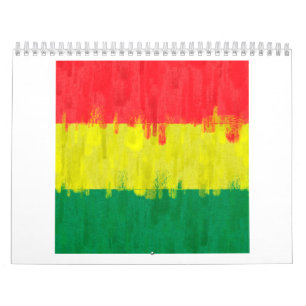 Bolivia Oil Painting Drawing Calendar