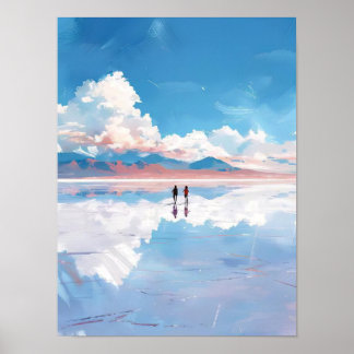 Bolivia Print Bolivia Illustration Uyuni Travel 
