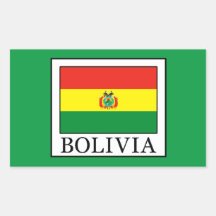 Bolivia Rectangular Sticker
