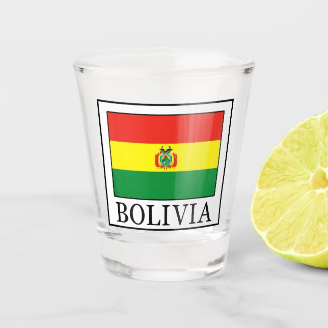 Bolivia Shot Glass (Front)