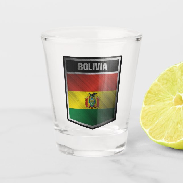 Bolivia Shot Glass (Front)