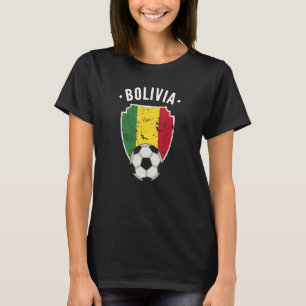 Bolivia Soccer Bolivia Flag Football Bolivian Prid T-Shirt