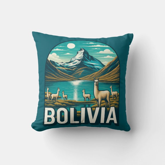 Bolivia South America Cushion (Front)